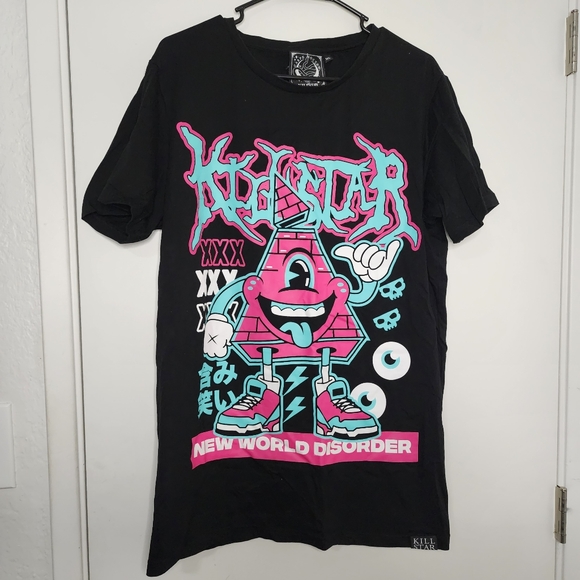 Killstar Other - Killstar "New World Disorder" Graphic Tee Mens X-Large XL Pyramid Goth T-Shirt